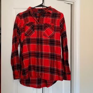 Plaid button up. Size large